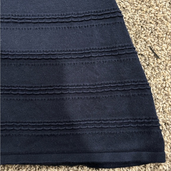 Chico's Navy Blue Textured Top - Picture 2 of 4